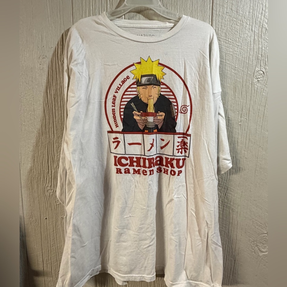 White Ichiraku Ramen Shop Graphic T-Shirt